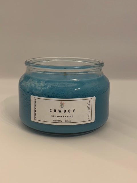 Cowboy Soy Candle 10 oz