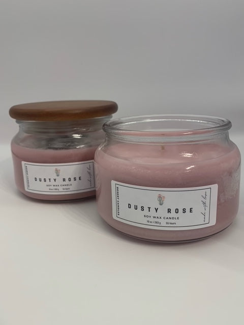 Dusty Rose Soy Candle - 10oz