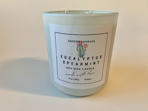 Eucalyptus Spearmint Soy Wax Candle - 14oz