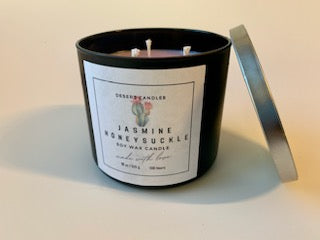 Jasmine Honeysuckle 3 Wick Candle - 18oz