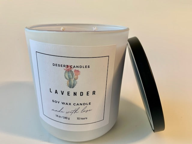 Lavender Soy Wax Candle - 14 oz