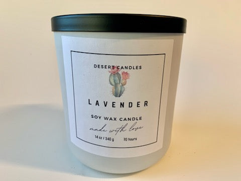 Lavender Soy Wax Candle - 14 oz