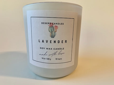 Lavender Soy Wax Candle - 14 oz