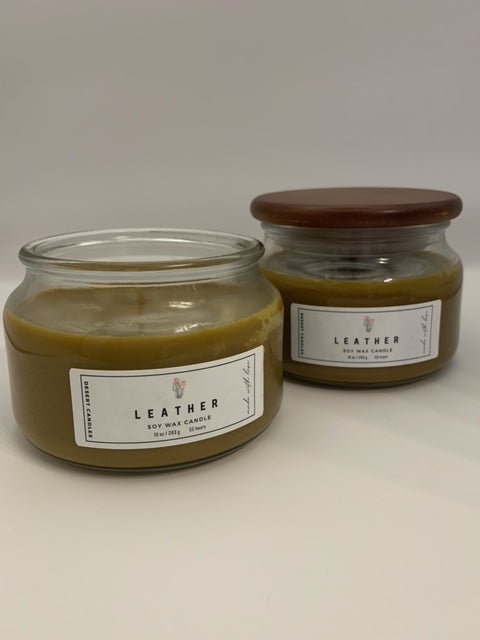 Leather Soy Candle - 10oz