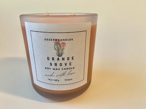 Orange Grove Soy Wax Candle - 14 oz