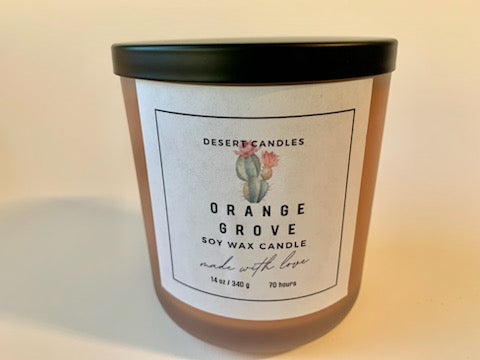 Orange Grove Soy Wax Candle - 14 oz