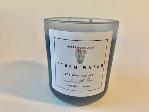 Storm Watch (type) Soy Wax Candle - 14oz