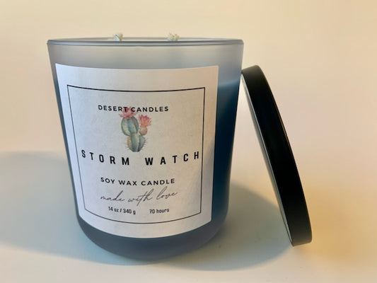 Storm Watch (type) Soy Wax Candle - 14oz