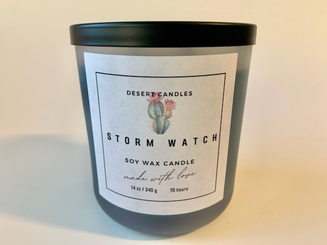 Storm Watch (type) Soy Wax Candle - 14oz