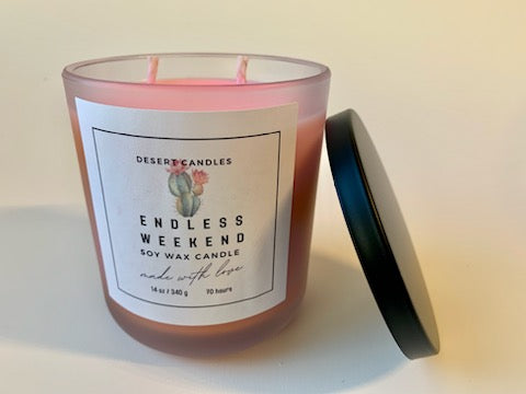 Endless Weekend (type) Soy Wax Candle- 14oz