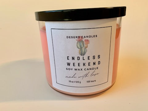 Endless Weekend  Soy Wax Candle - 18oz