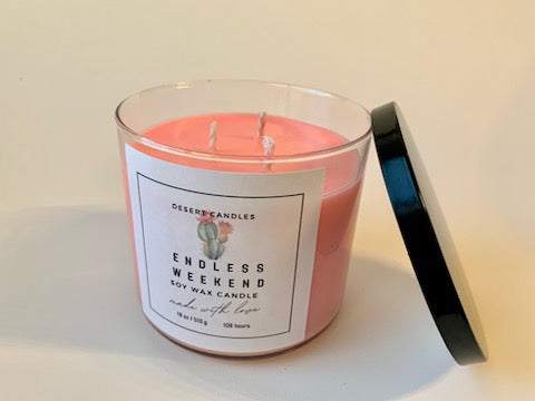 Endless Weekend  Soy Wax Candle - 18oz